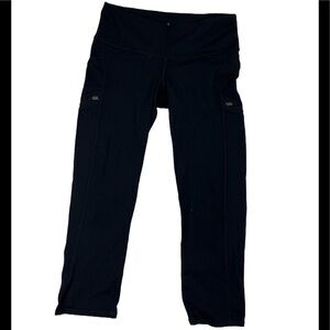 Athleta Drifter Capri Black Small S #983274